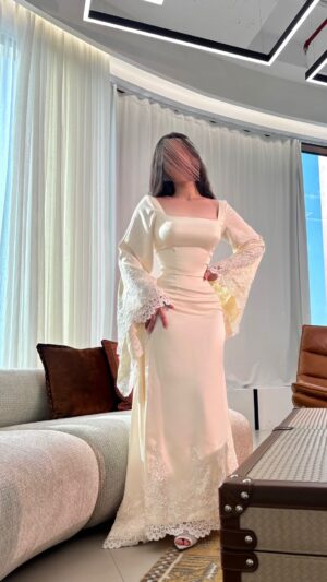 Beige Lace Suit