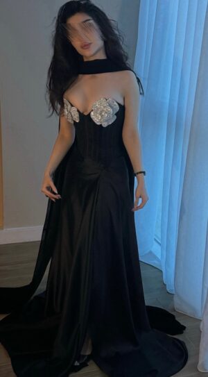 Luxury black dress